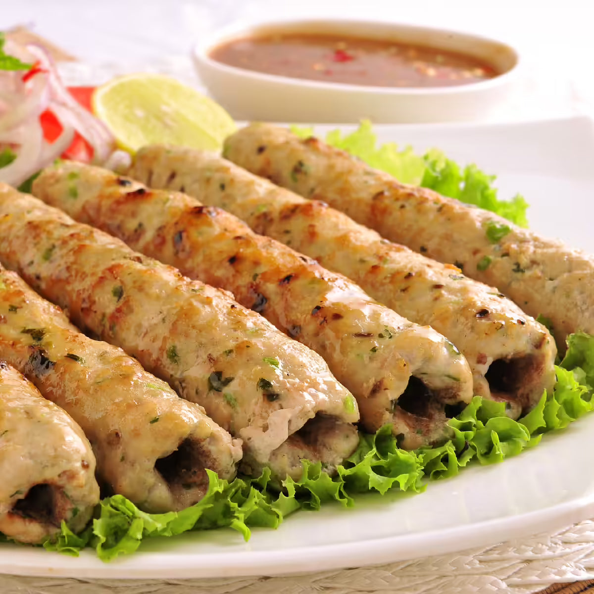 Chicken Seekh Kabab (2 Pcs)