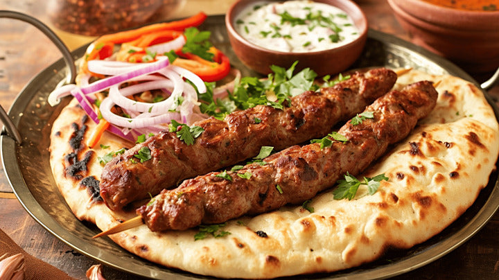 Chicken Seekh Naan Kabab Wrap