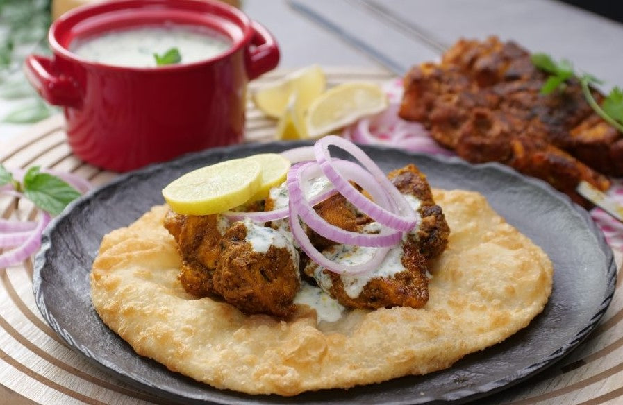 Beef Bihari Boti With Puri ( 6 Pcs )