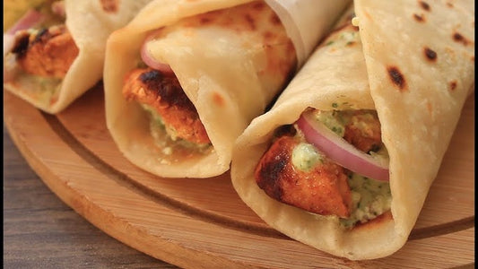 Chicken Tikka Paratha Wraps
