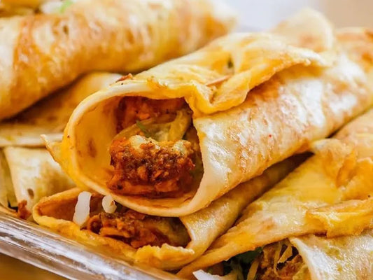 Chicken Tikka Puri Wrap