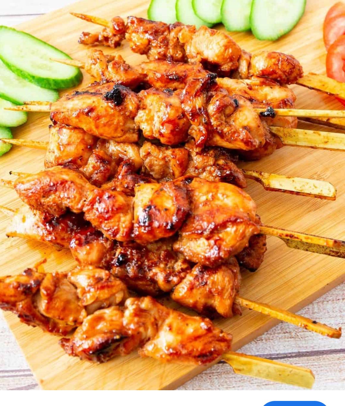 Chicken Skewers ( 4 Skewers )