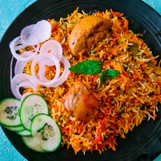 Karahi Chicken Biryani ( Servings 3-4 )